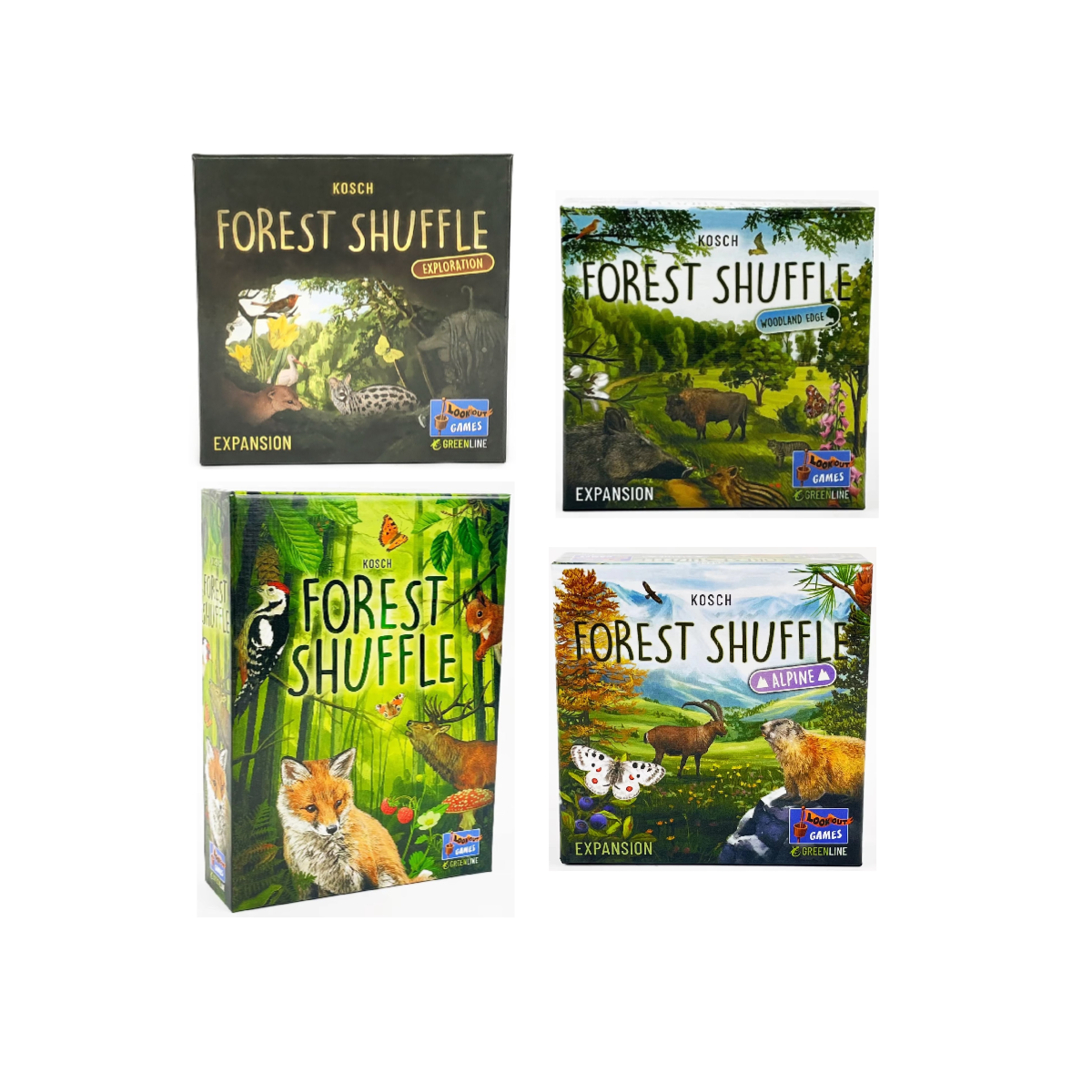 Board Game Sequence - Forest Shuffle Card Game - Clever