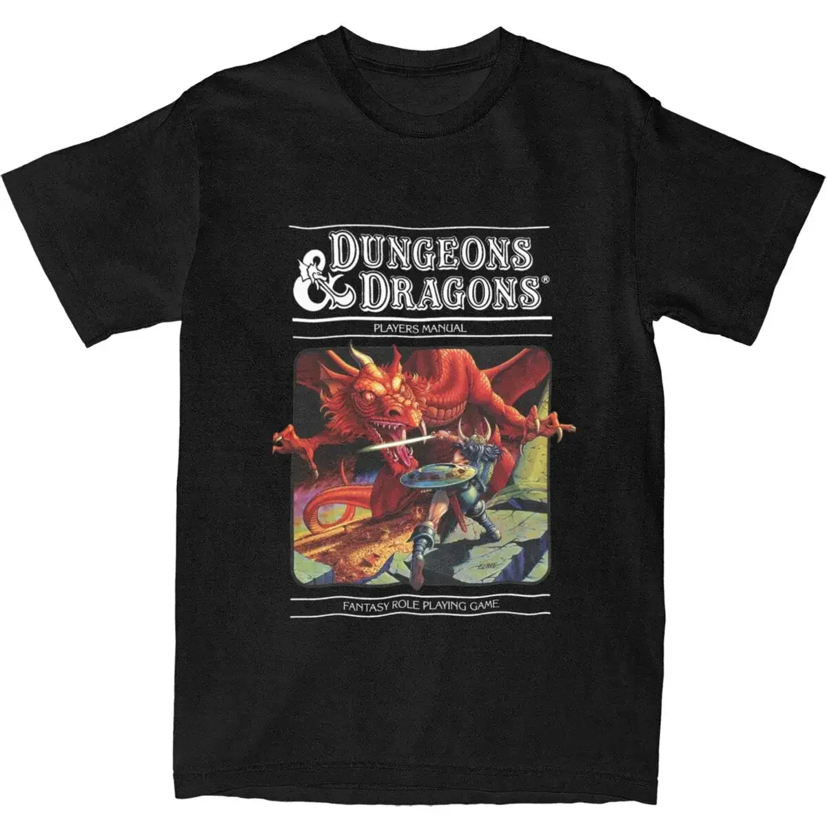 Board Game Print - New Dungeon Dragon Men's 100%Cotton shirt