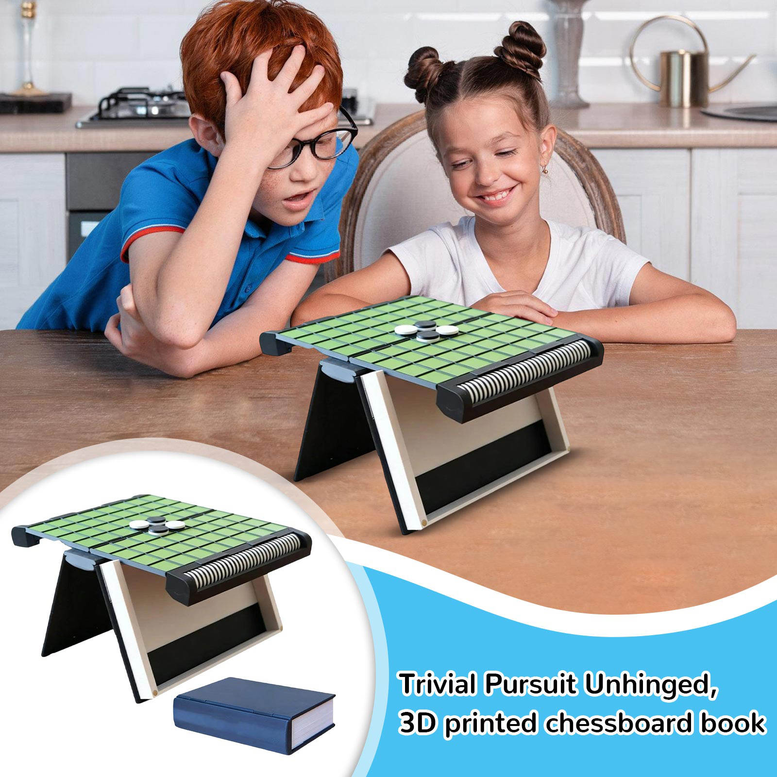 Board Game Print - 3D Printed Board Book, Board Game