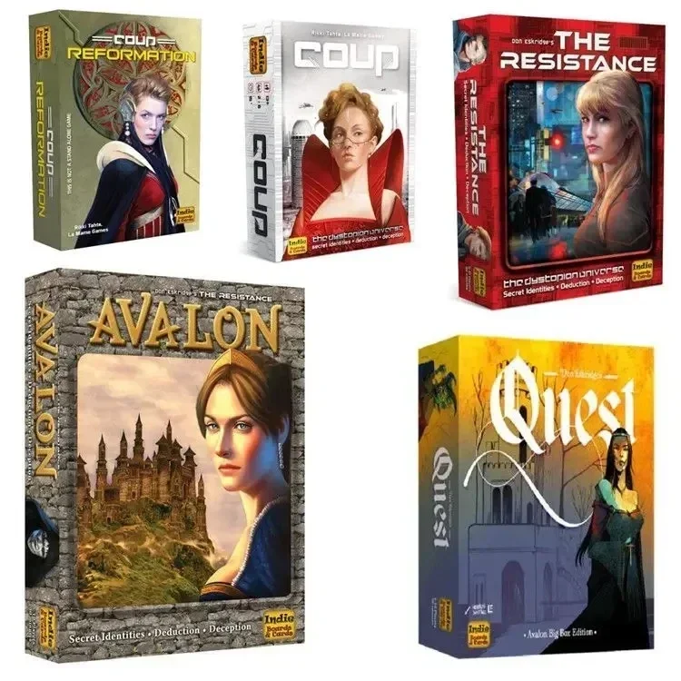 Board Game Sequence - Board game The Resistance Avalon Coup