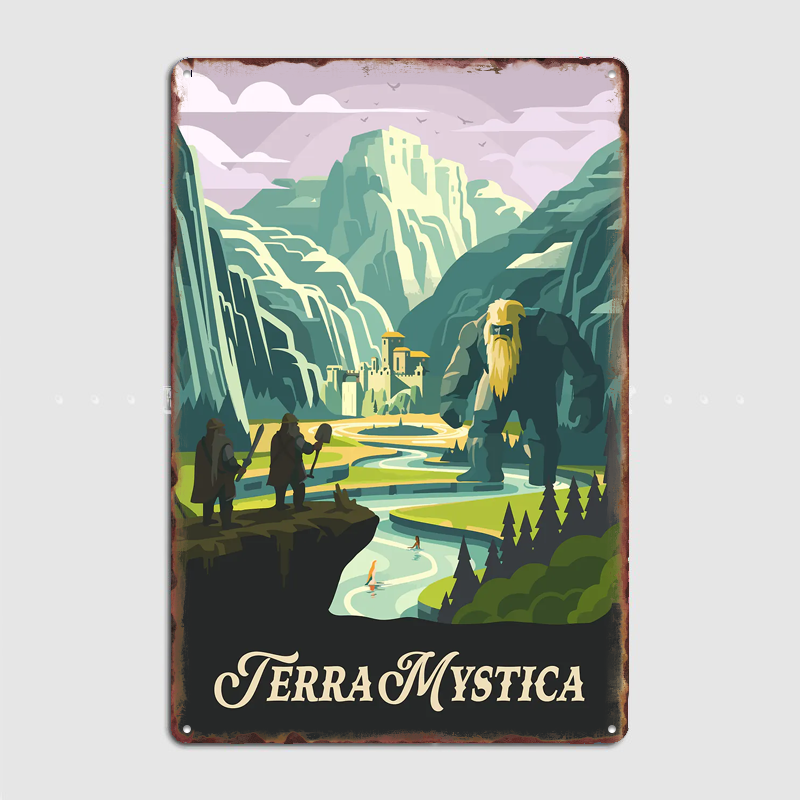 Board Game Inspiration - Terra Mystica Board Game Inspired Poster