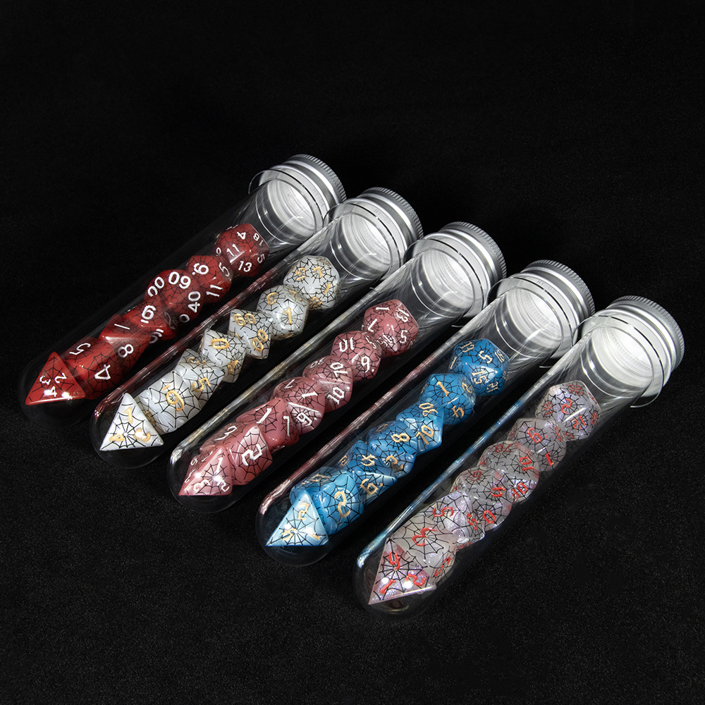 Board Game Web - DND Polyhedral Dice Set Printing Spider