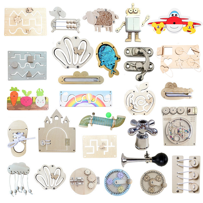 Board Game Diy - Kids Busy Board DIY Accessories Baby