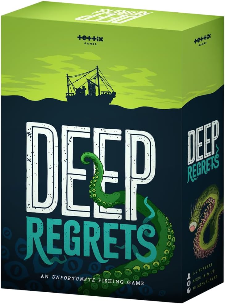 Board Game Horror - Deep Regrets: A Horror Fishing Board