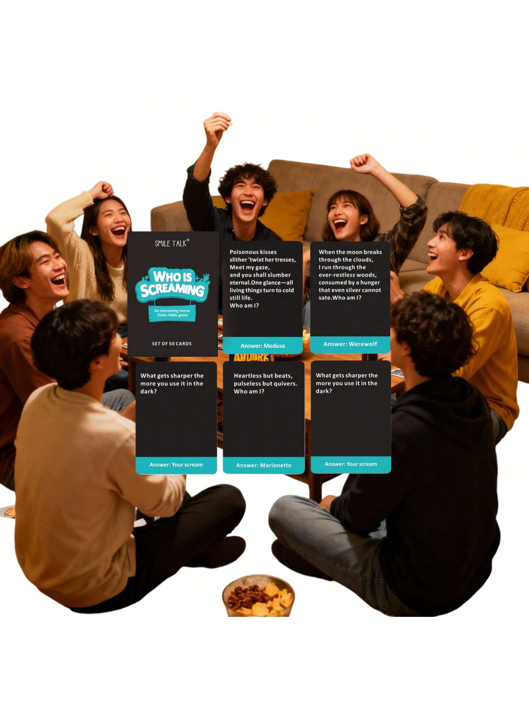 Board Game Horror - Who Am I Horror Card Game,