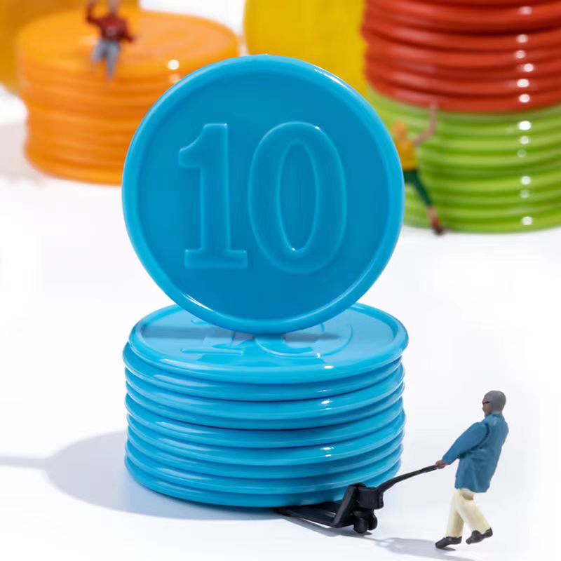40PCS Poker Chips With Numbers - Board Game With Chips recensione e prezzo