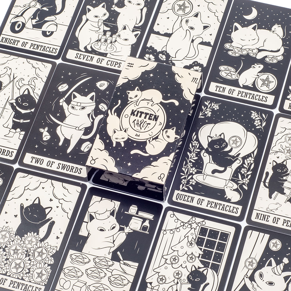 Kitten Tarot Deck 78Pcs Cute B - Board Game Horror recensione e prezzo