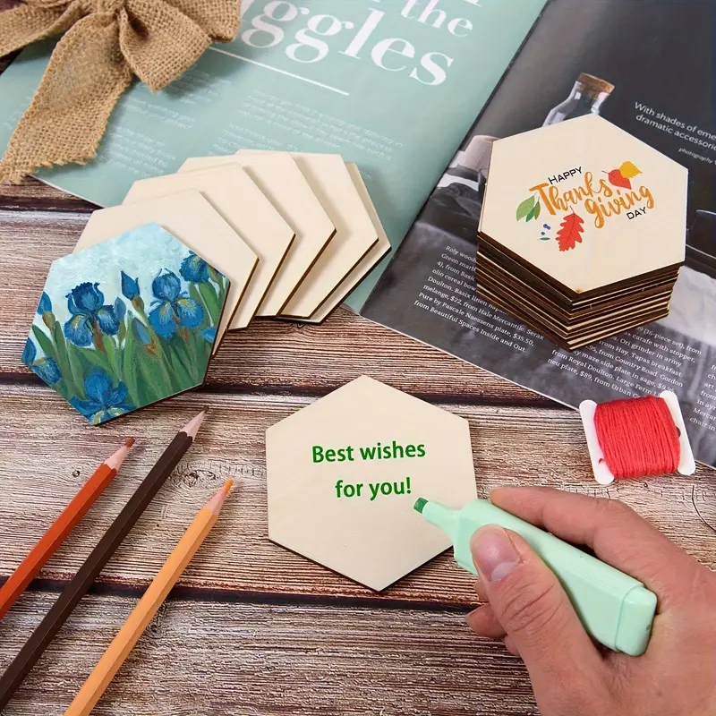 50Pcs/100Pcs,Hexagonal, Unfini - Board Game With Chips recensione e prezzo