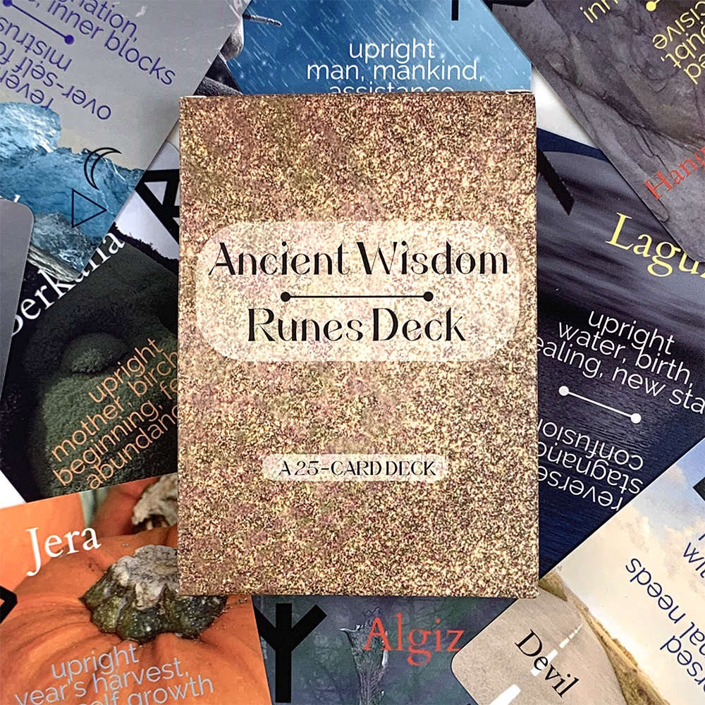 Ancient Wisdom Runes Deck 25 E - Board Game Inspiration recensione e prezzo