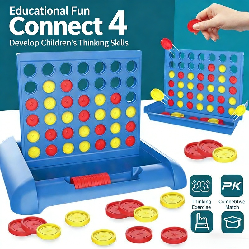 Connect 4 Game - Classic Strat - Strategy Board Game recensione e prezzo