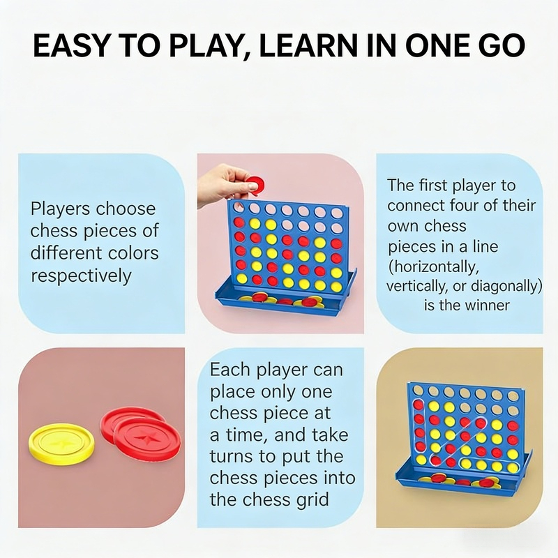 Connect 4 Game - Classic Strat - Strategy Board Game recensione e prezzo