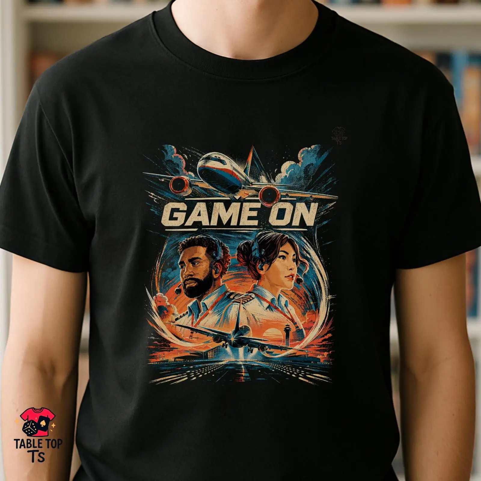 GAME ON T Shirt Sky Team Inspi - Board Game Inspiration recensione e prezzo
