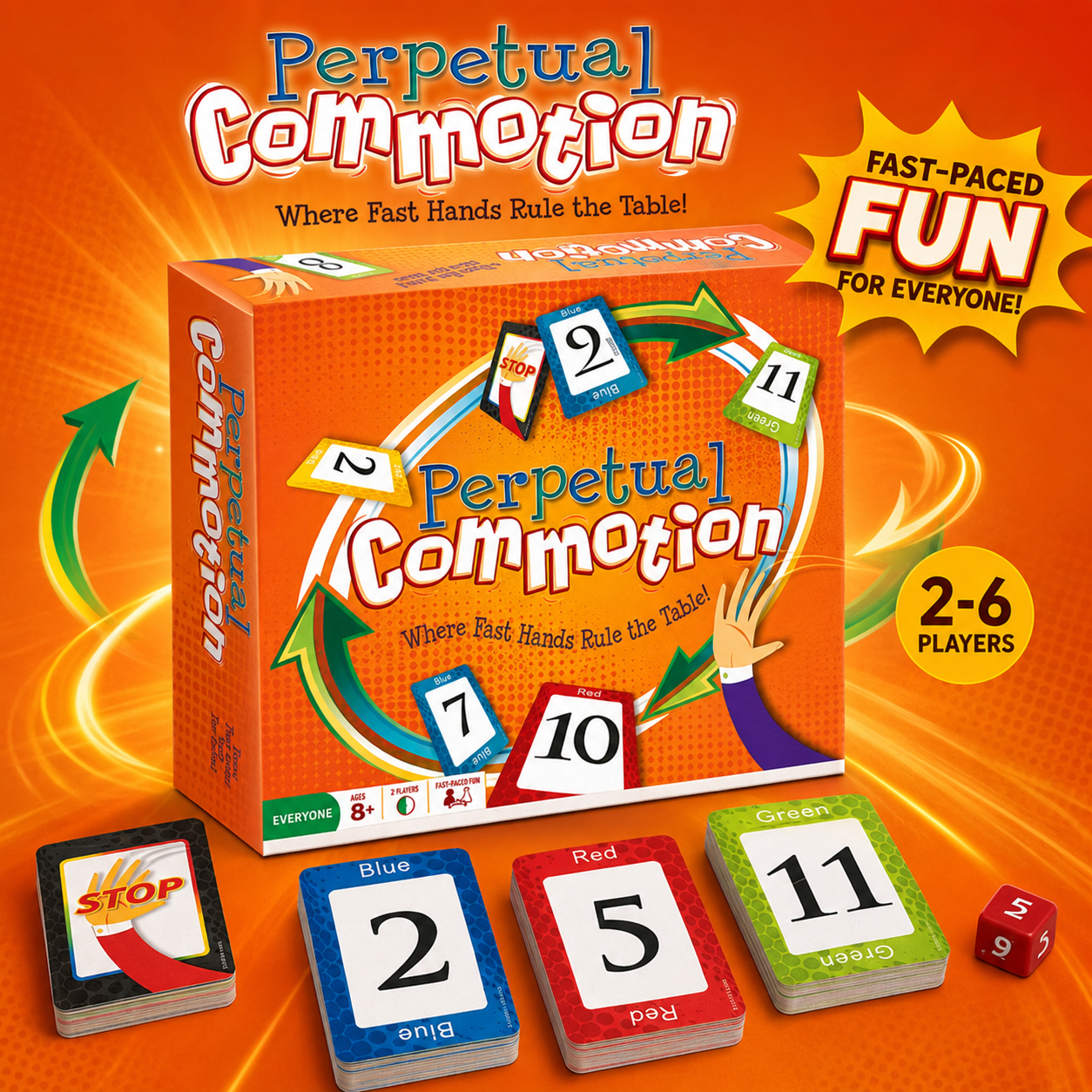 Perpetual Commotion Fast Hands - Strategy Board Game recensione e prezzo