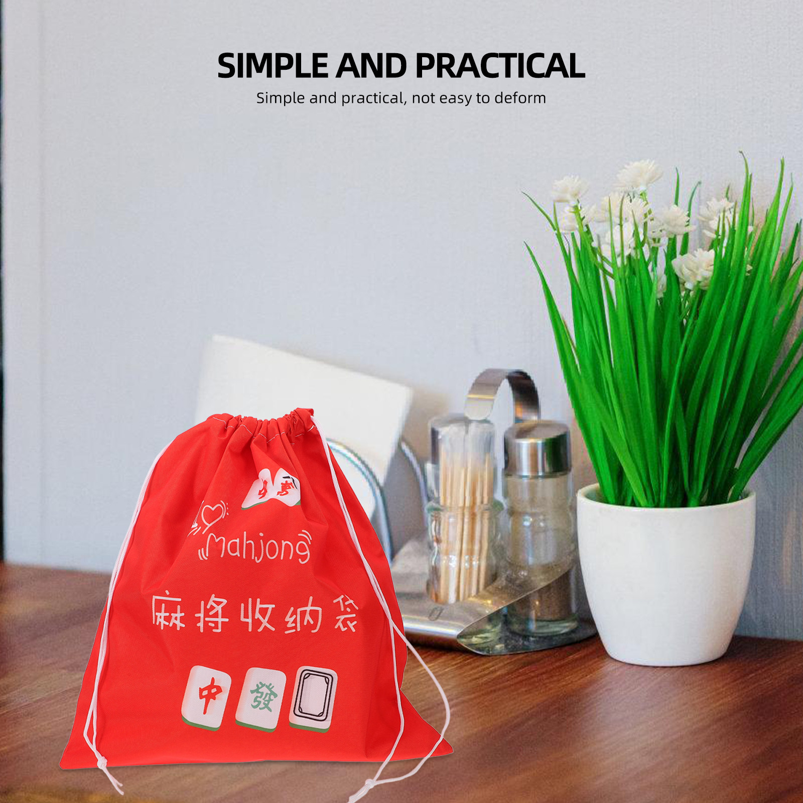 Mahjong Storage Bag Functional - Tile Bag Drawstring recensione e prezzo