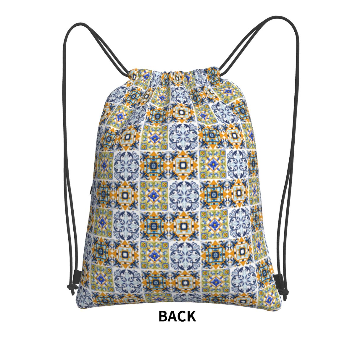 Copy Of Sicilian Tiles,mediter - Tile Bag Drawstring recensione e prezzo
