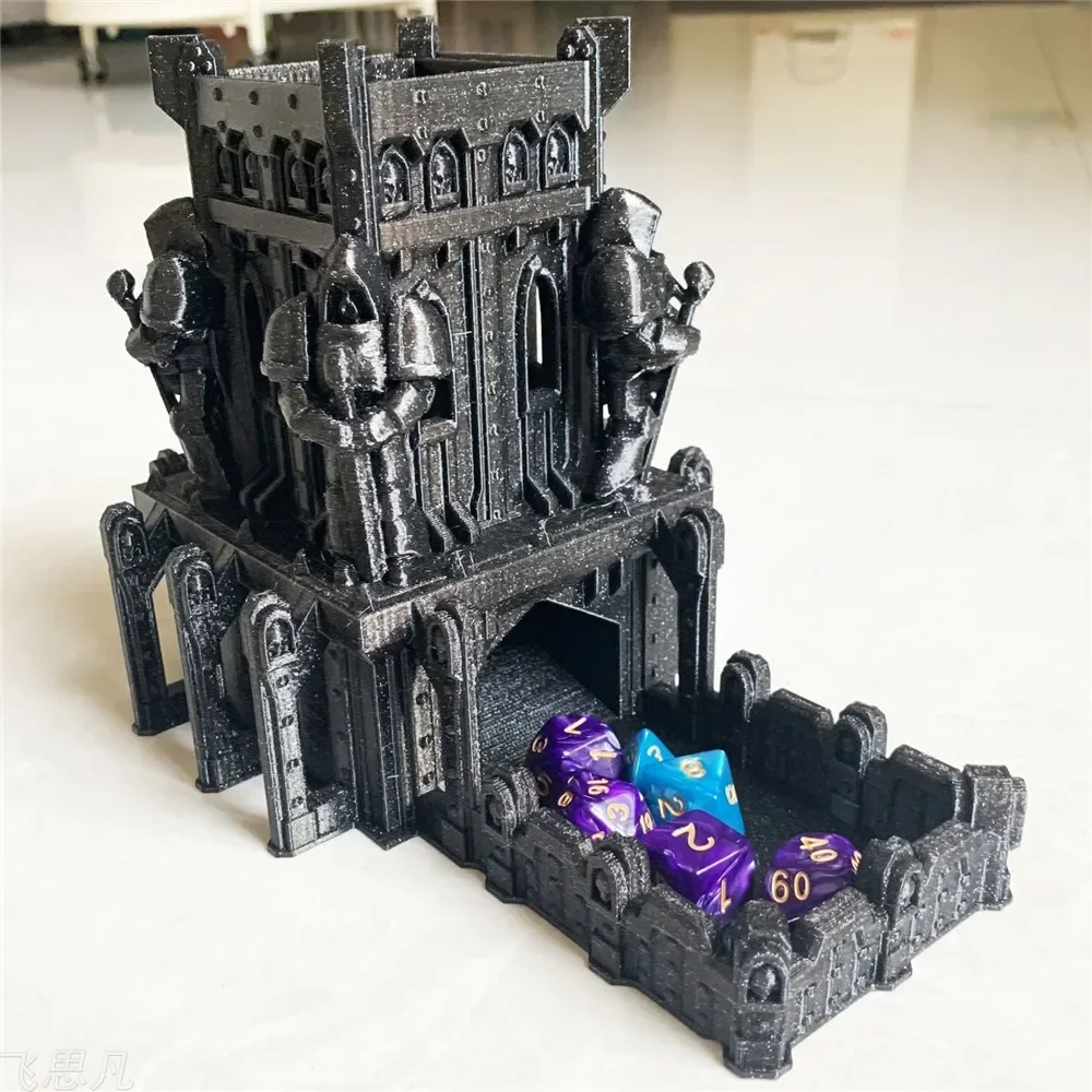 3D Printed Castle Dice Tower T - Board Game Print recensione e prezzo