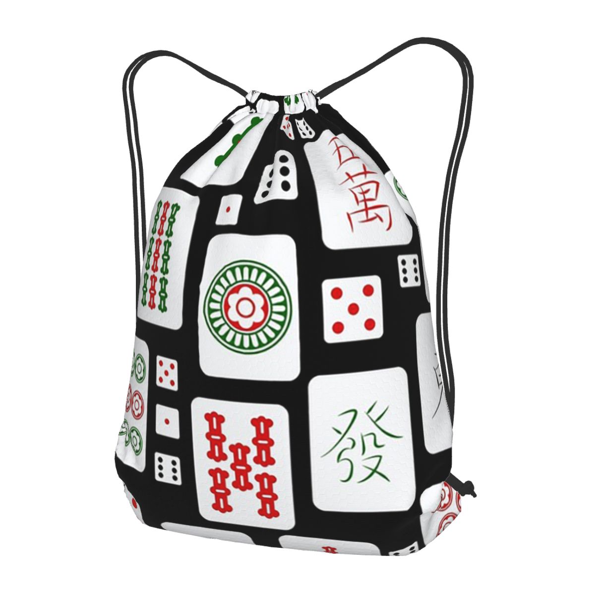 Mahjong Tiles Game Dice Backpa - Tile Bag Drawstring recensione e prezzo