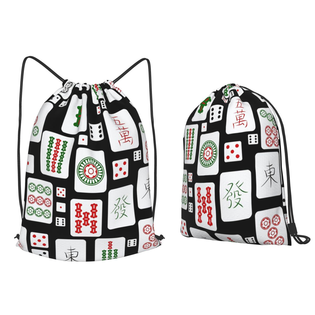 Mahjong Tiles Game Dice Backpa - Tile Bag Drawstring recensione e prezzo