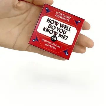 How Well Do You Know Me Card G - Board Game Or Boardgame recensione e prezzo