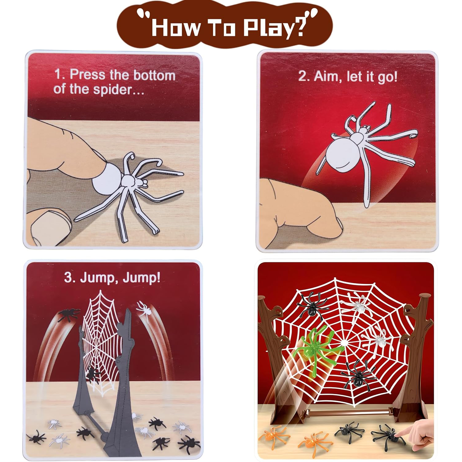 Bouncing Spider Game Board Gam - Board Game Web recensione e prezzo