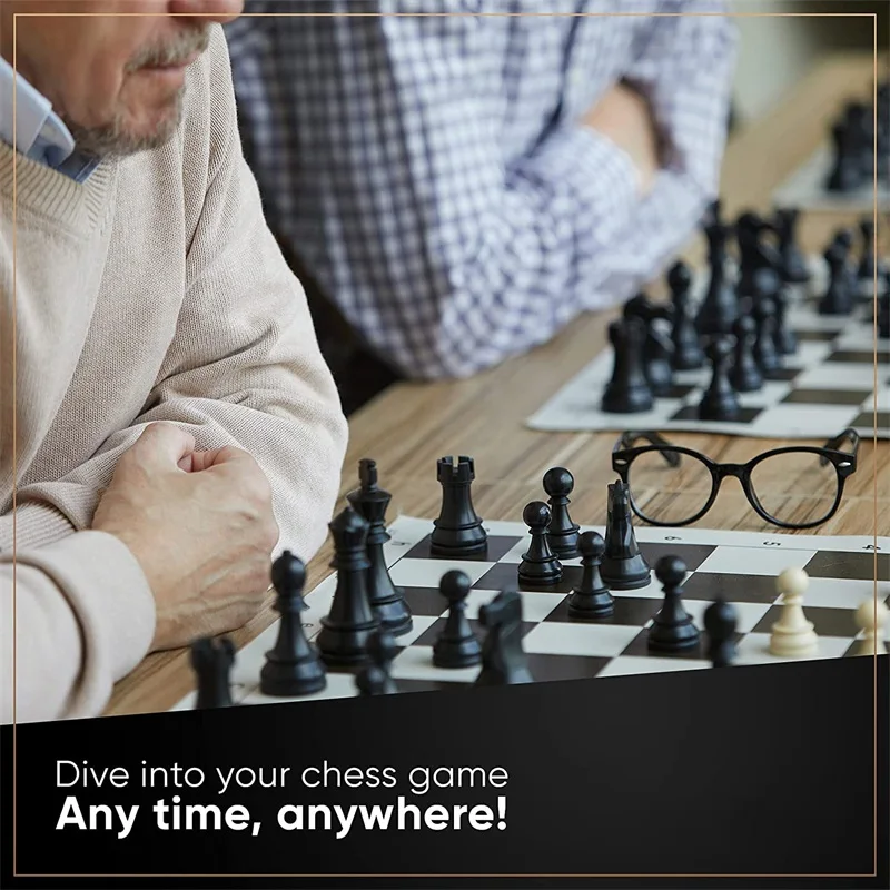 Chessboard PU Leather, 35cm/43 - Board Game Or Boardgame recensione e prezzo
