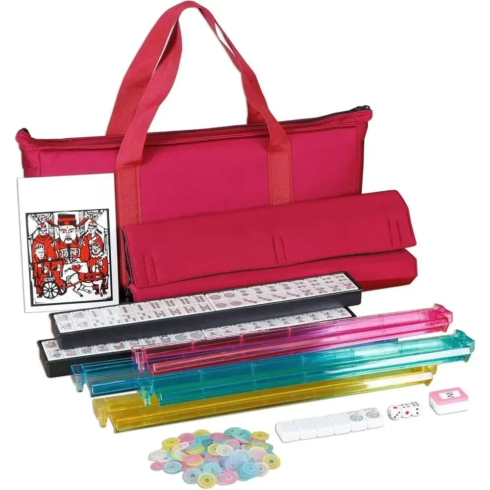 Classic Full-Size Mahjong Set  - Tile Bag Drawstring recensione e prezzo