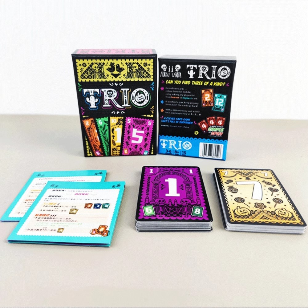 Strategic Card Board Game TRIO - Board Game Fun recensione e prezzo