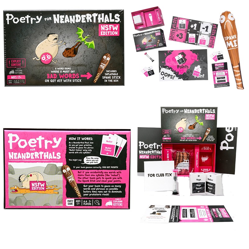 NSFW Edition Poetry for Neande - Board Game Or Boardgame recensione e prezzo