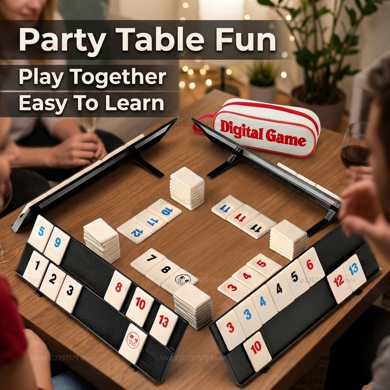 2026 New Rummy Cube Game Set w - Board Game Sequence recensione e prezzo