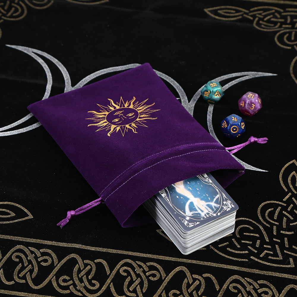 5Pcs Tarot Storage Velvet Bag  - Board Game Box recensione e prezzo