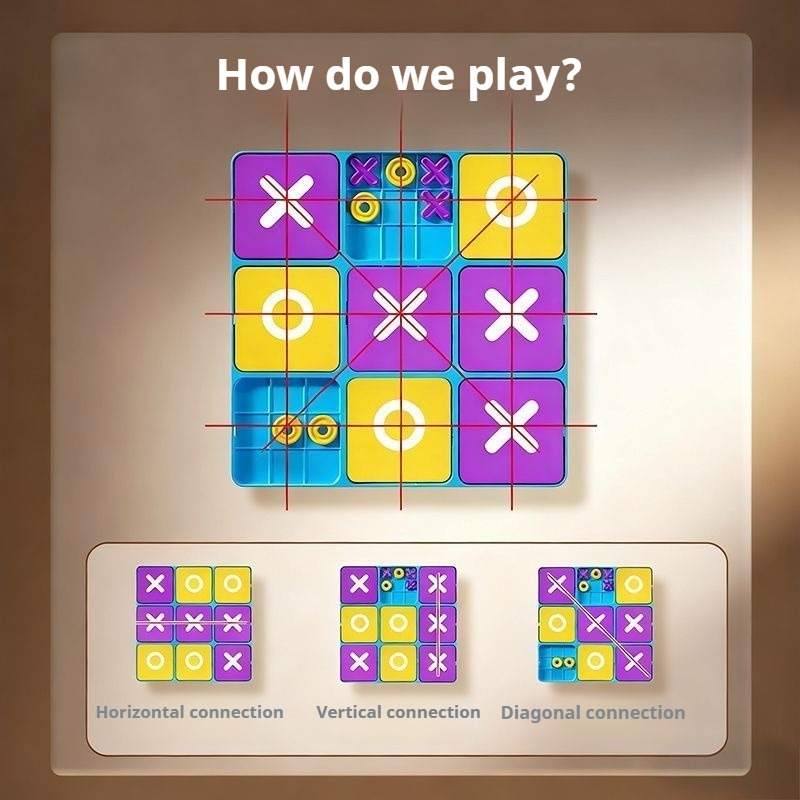 Fun Tic-Tac-Toe Board Game Kid - Strategy Board Game recensione e prezzo