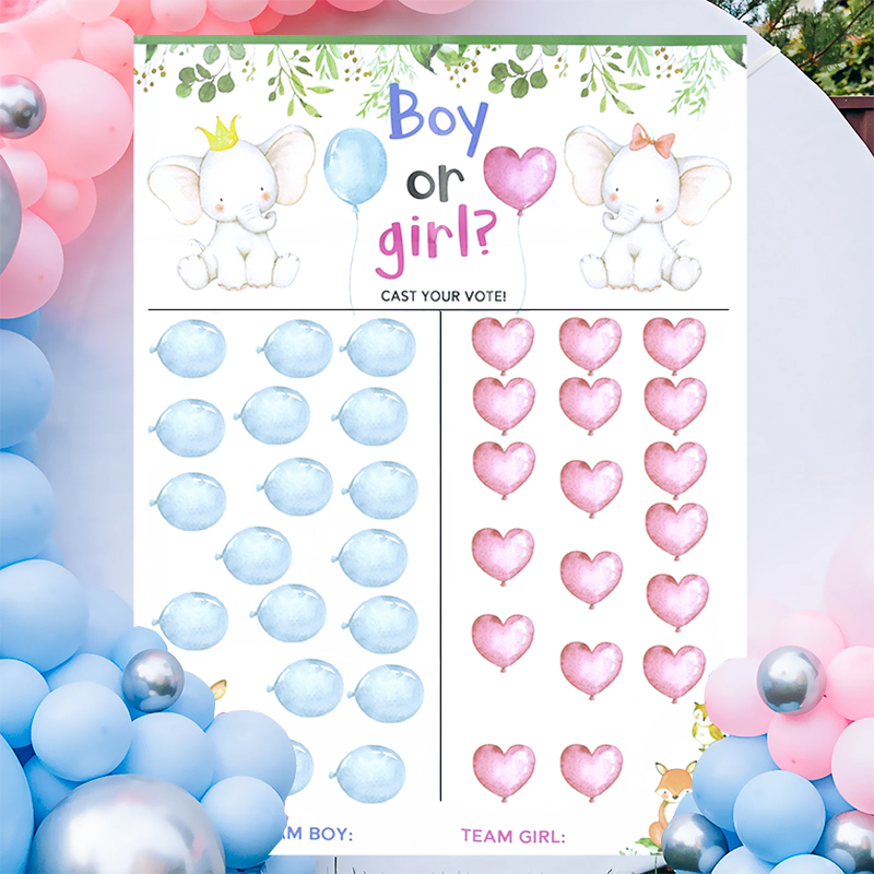 1sets Gender Reveal Game Votin - Board Game Or Boardgame recensione e prezzo