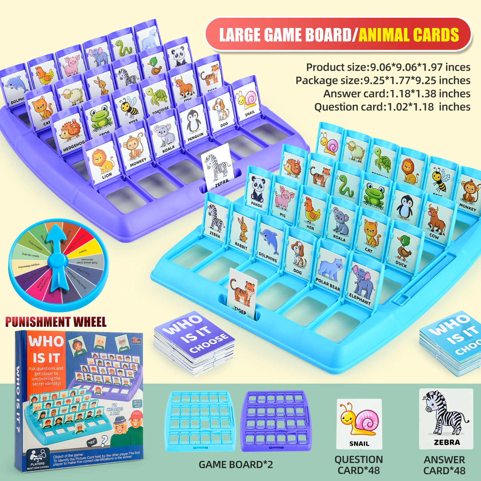 Guess Who I Am, Children'S Puz - Board Game With Chips recensione e prezzo