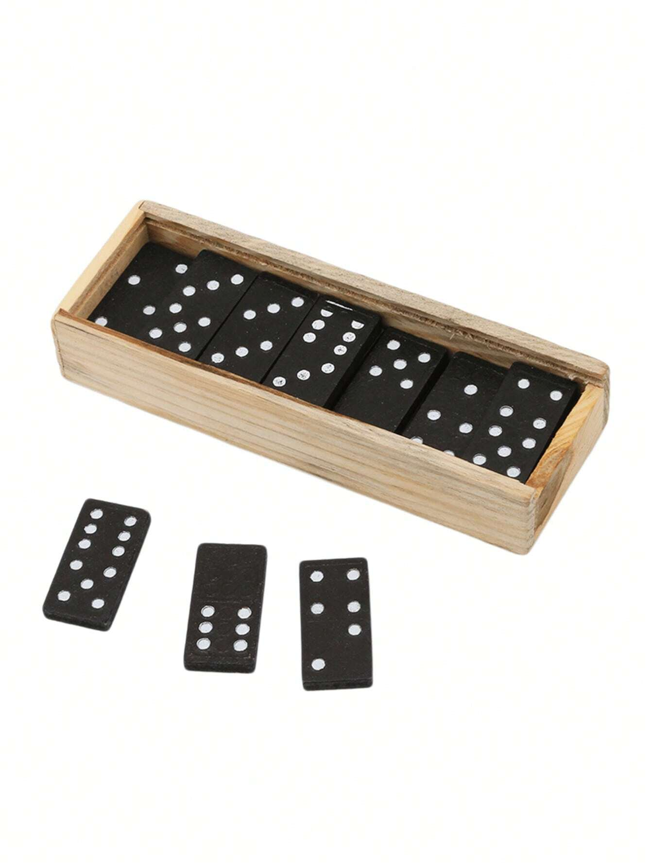 Black Domino wooden box with b - Board Game Box recensione e prezzo