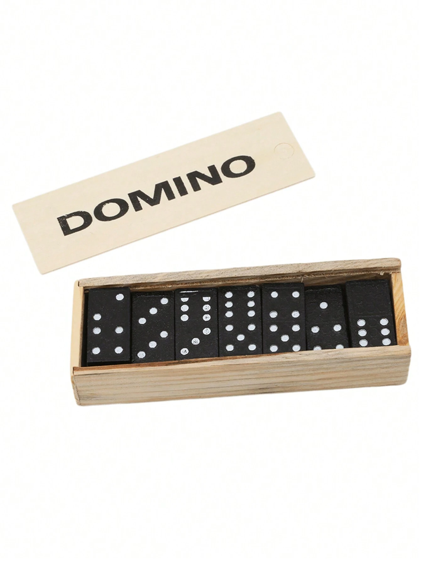 Black Domino wooden box with b - Board Game Box recensione e prezzo
