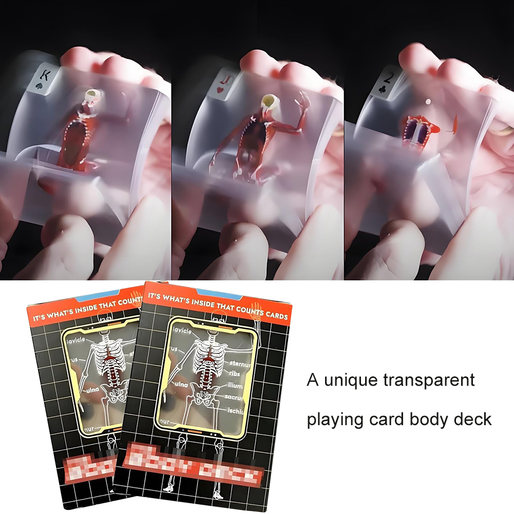 1-3PCS Human Anatomy Poker Car - Board Game With Chips recensione e prezzo