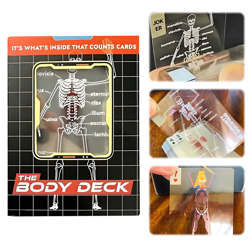 1-3PCS Human Anatomy Poker Car - Board Game With Chips recensione e prezzo