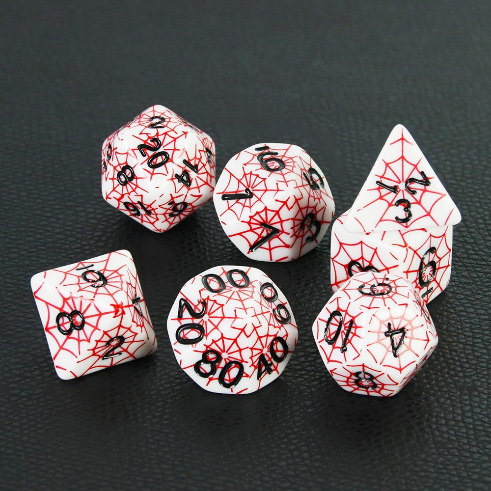 DND Dice Set in Spider Web Des - Board Game Web recensione e prezzo
