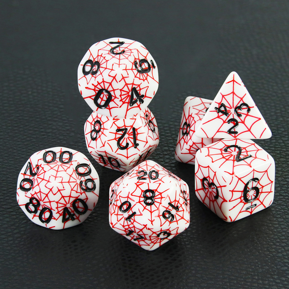 DND Dice Set in Spider Web Des - Board Game Web recensione e prezzo