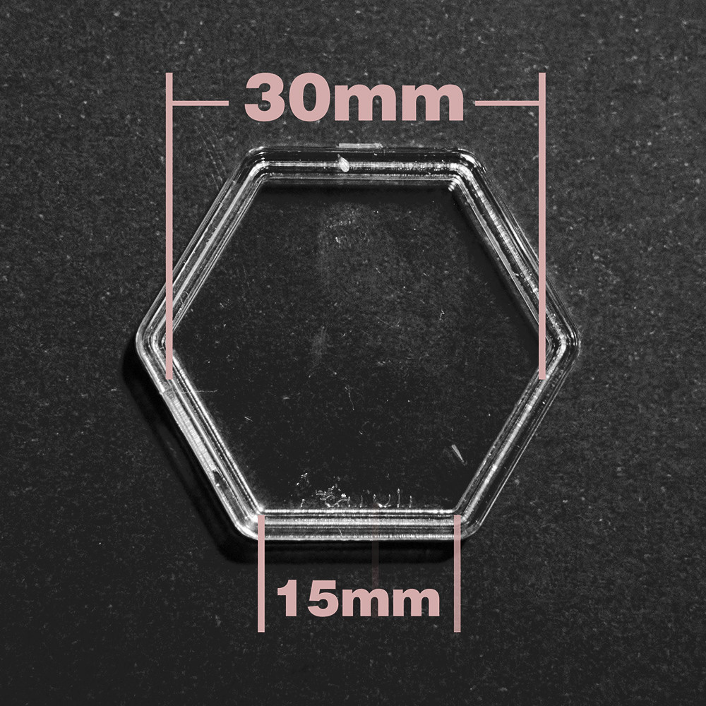 8Pieces Hexagon Clear Plastic  - Board Game With Chips recensione e prezzo