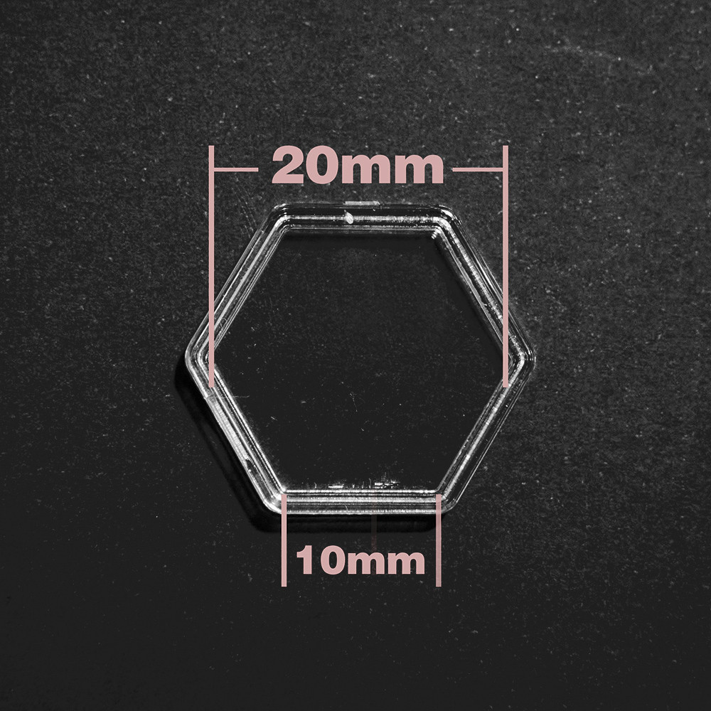 8Pieces Hexagon Clear Plastic  - Board Game With Chips recensione e prezzo