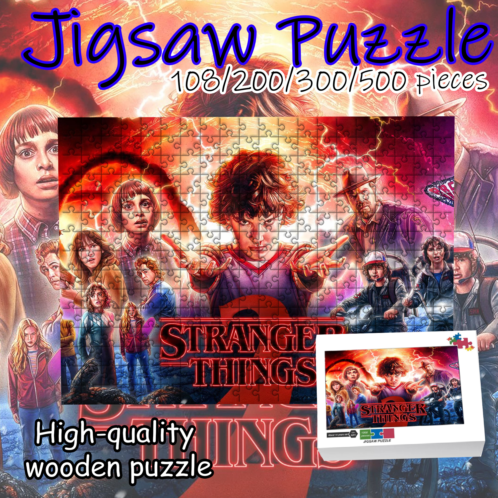 Stranger Things Jigsaw Puzzle  - Board Game Fun recensione e prezzo