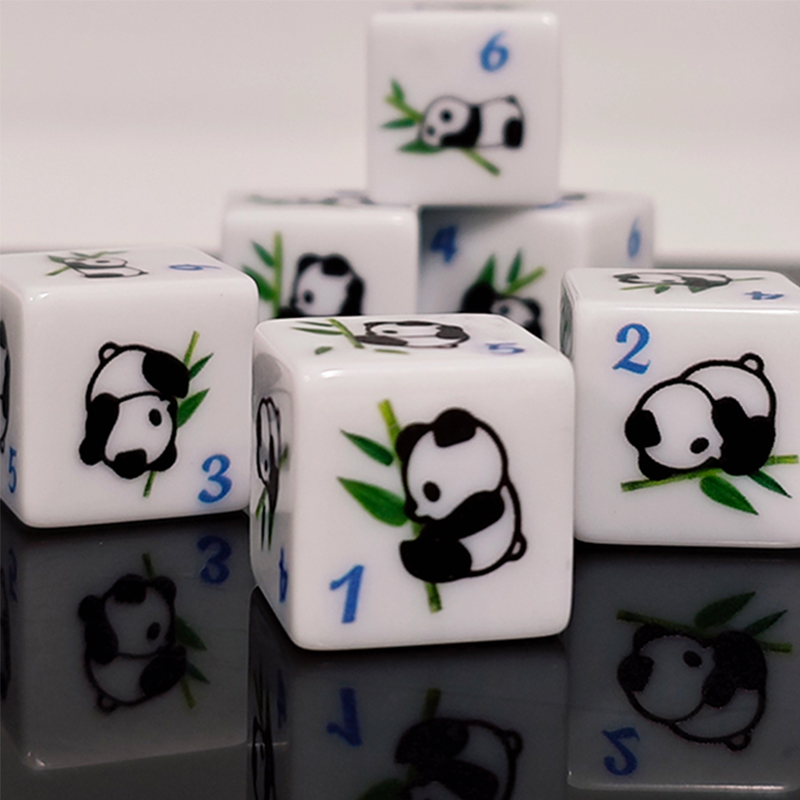 Panda Print 6-sided Game Dice  - Board Game Print recensione e prezzo
