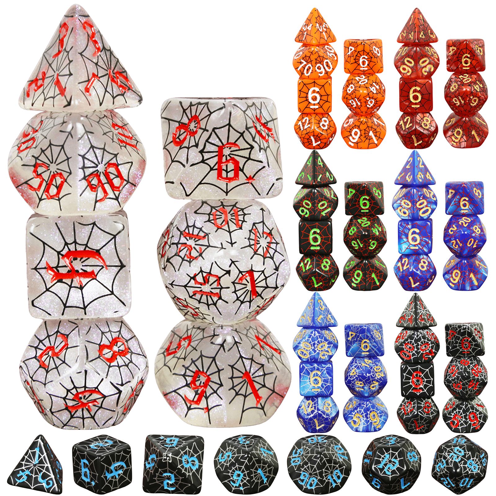 DND Dice Set 7pcs D4-D20 Polyh - Board Game Web recensione e prezzo