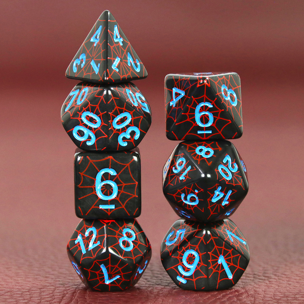 DND Dice Set 7pcs D4-D20 Polyh - Board Game Web recensione e prezzo