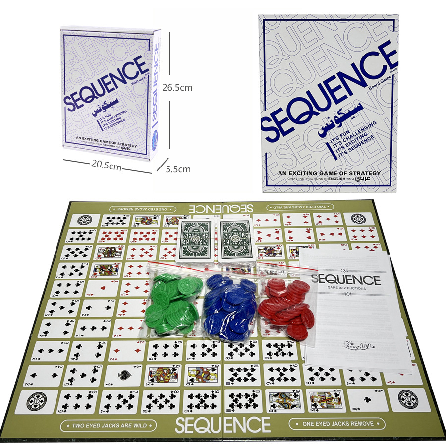 Adult Casual Table Games Arabi - Board Game Sequence recensione e prezzo