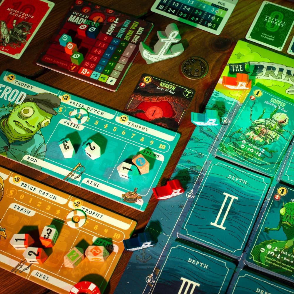 Deep Regrets: A Horror Fishing - Board Game Horror recensione e prezzo