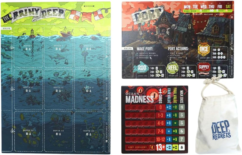 Deep Regrets: A Horror Fishing - Board Game Horror recensione e prezzo