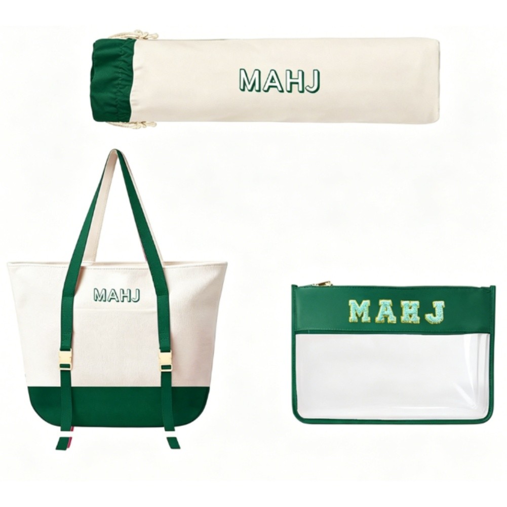 Canvas Tote Bag Set for Mahjon - Tile Bag Drawstring recensione e prezzo