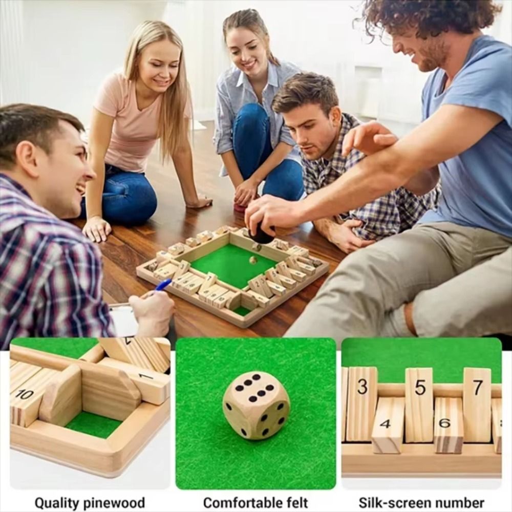 Shut The Box Table Board Game  - Board Game Box recensione e prezzo
